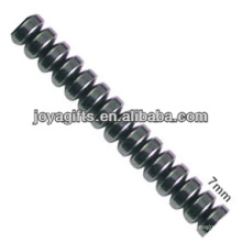 Natural high quality 7MM hematite slice loose beads for jewelry making